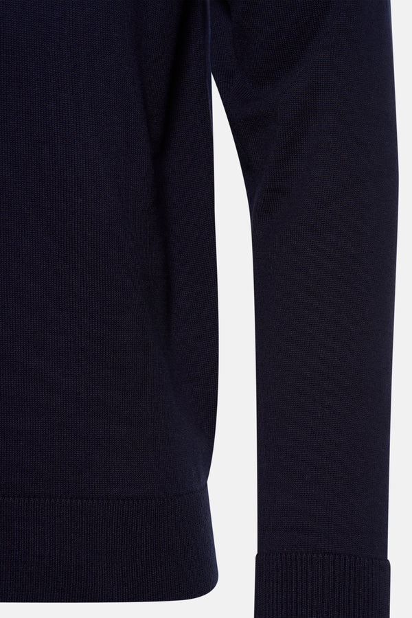 Heren tops polo korte mouw Bleu - DELAHAYE