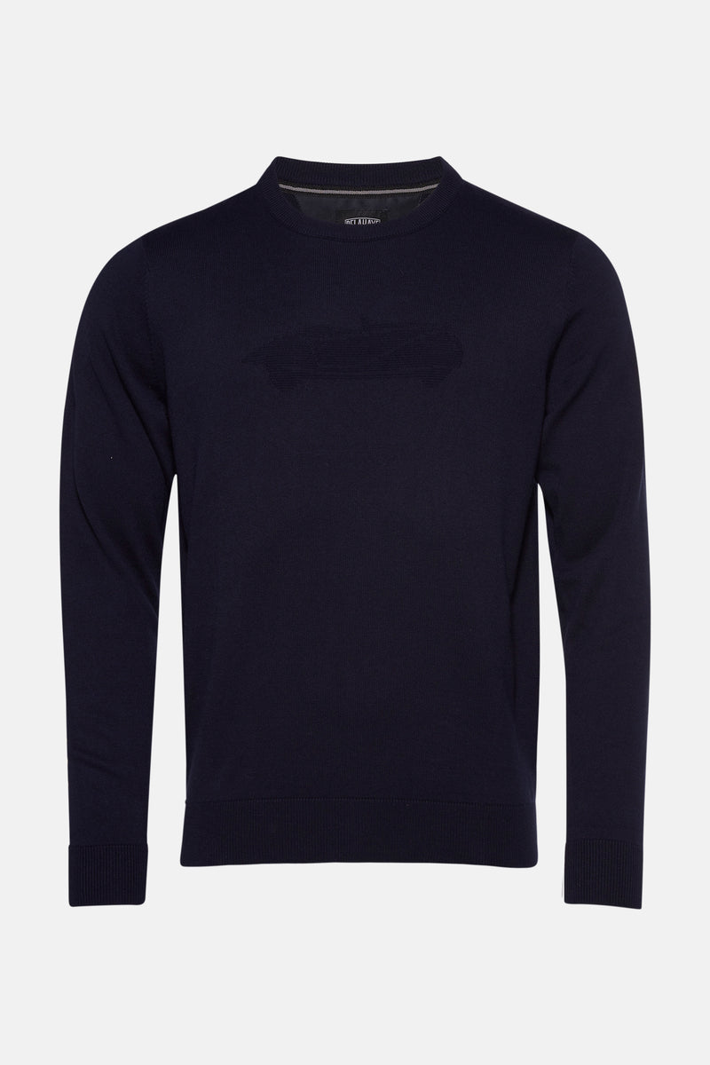 Heren tops polo korte mouw Bleu - DELAHAYE