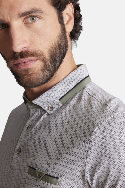 Heren tops polo korte mouw Brun - DELAHAYE