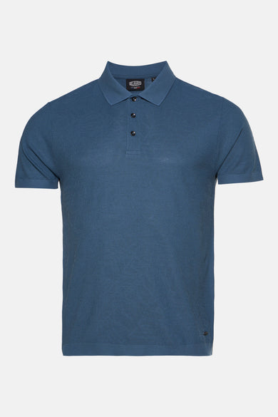 Polo à manches courtes - Bleu