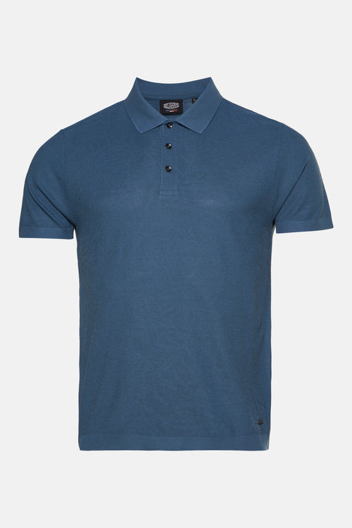 Heren tops polo korte mouw Gris - DELAHAYE
