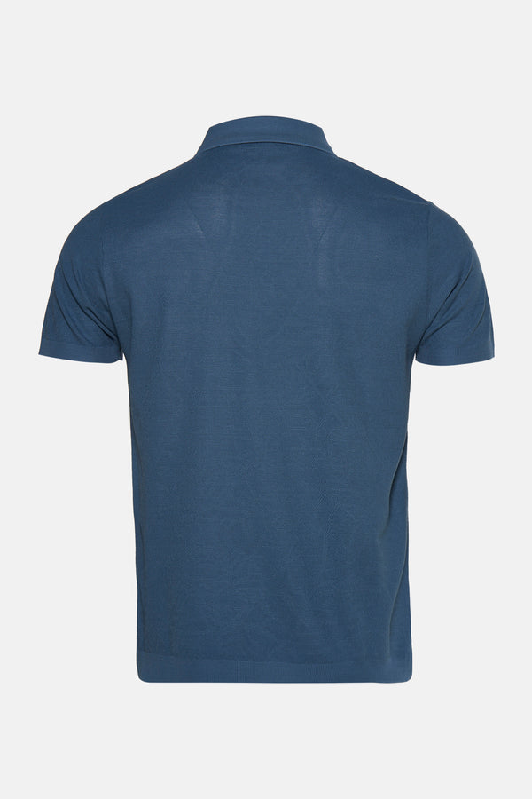 Heren tops polo korte mouw Gris - DELAHAYE