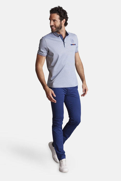 Polo Blauw - DELAHAYE