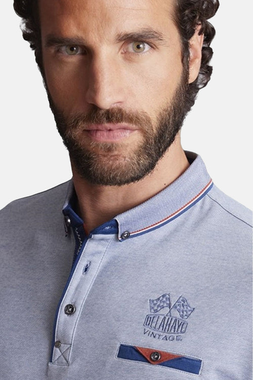 Polo Blauw - DELAHAYE