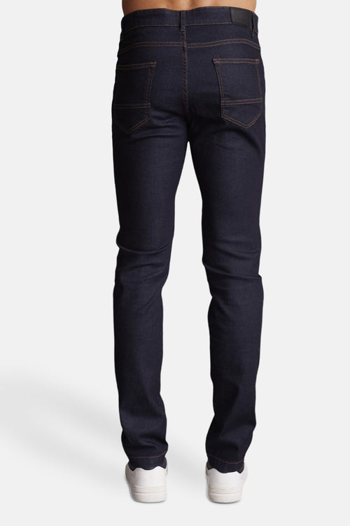 Heren jeans jeans divers DARK BLUE DENIM - DELAHAYE