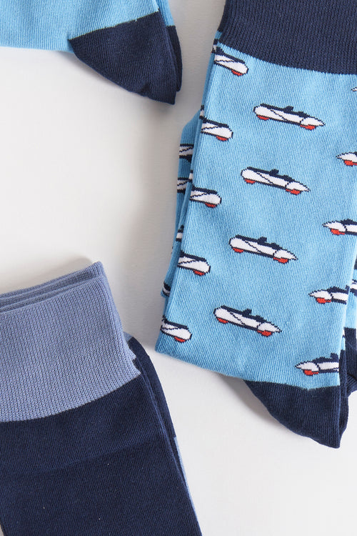 Chaussettes Bleu - Delahaye