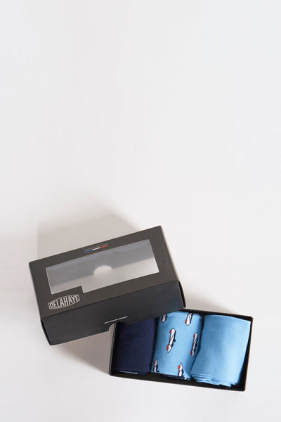 Chaussettes Bleu - Delahaye