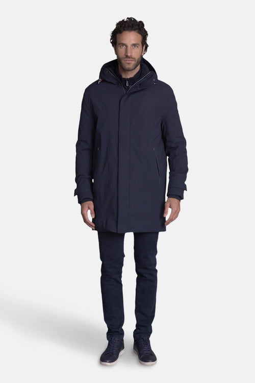 Jas (lang) blauw - DELAHAYE