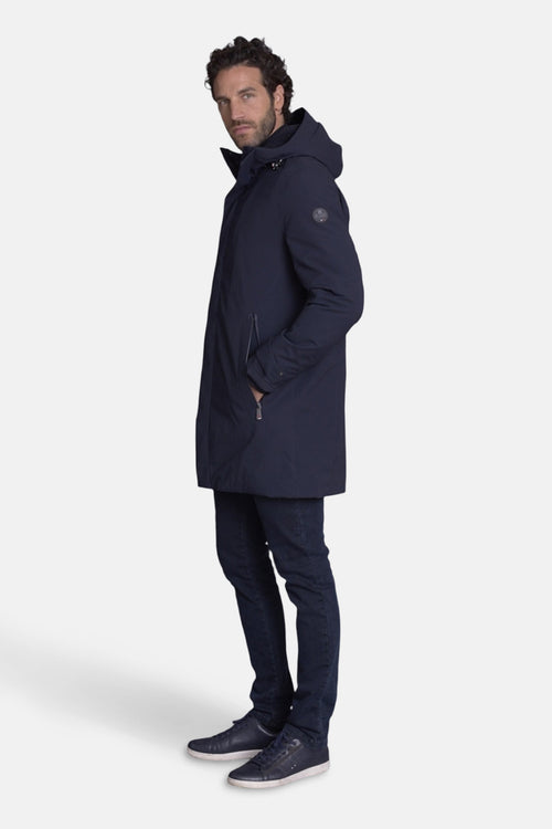 Jas (lang) blauw - DELAHAYE