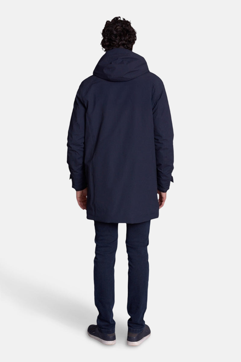 Jas (lang) blauw - DELAHAYE