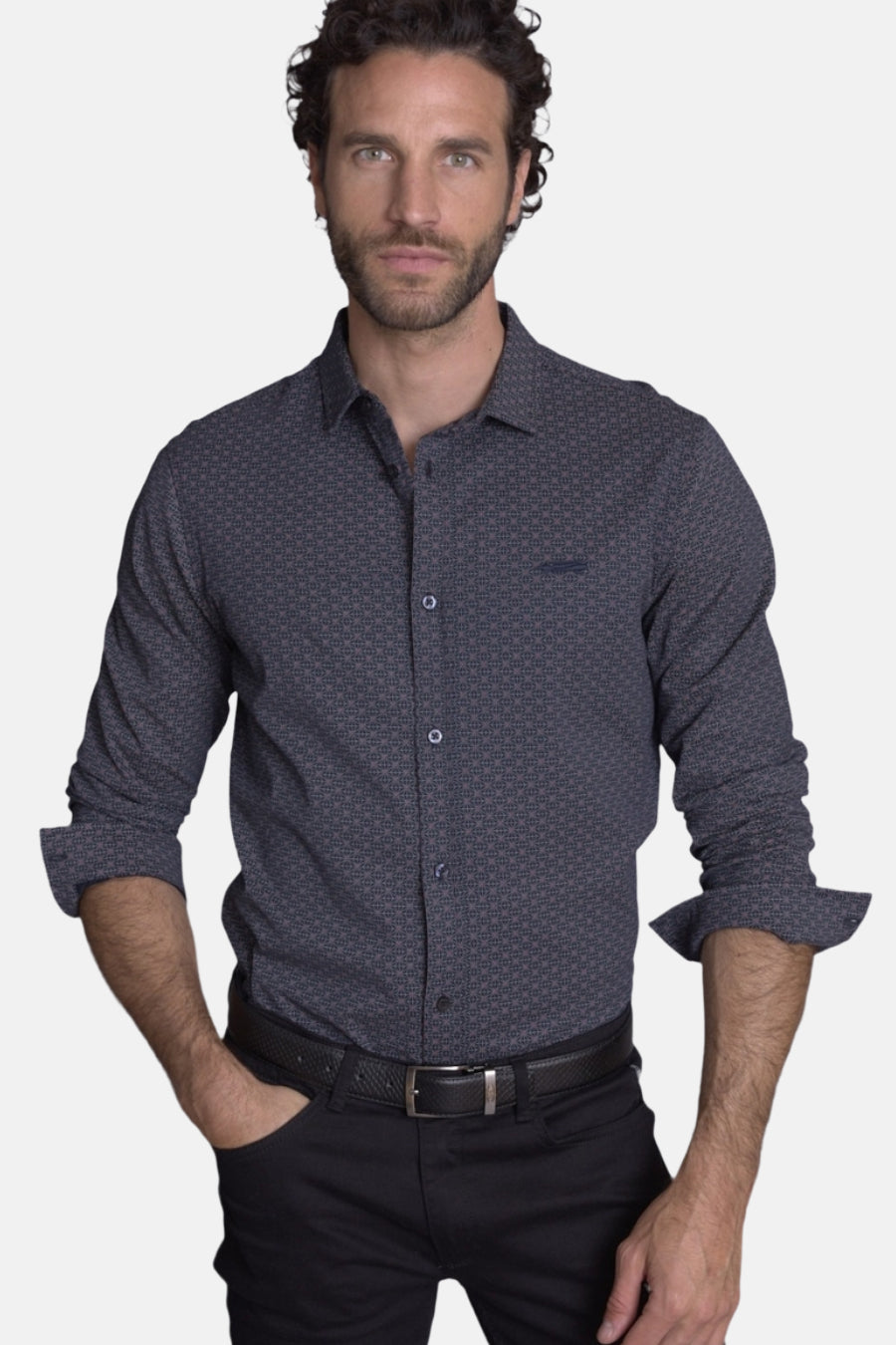 Hemd blauw - DELAHAYE