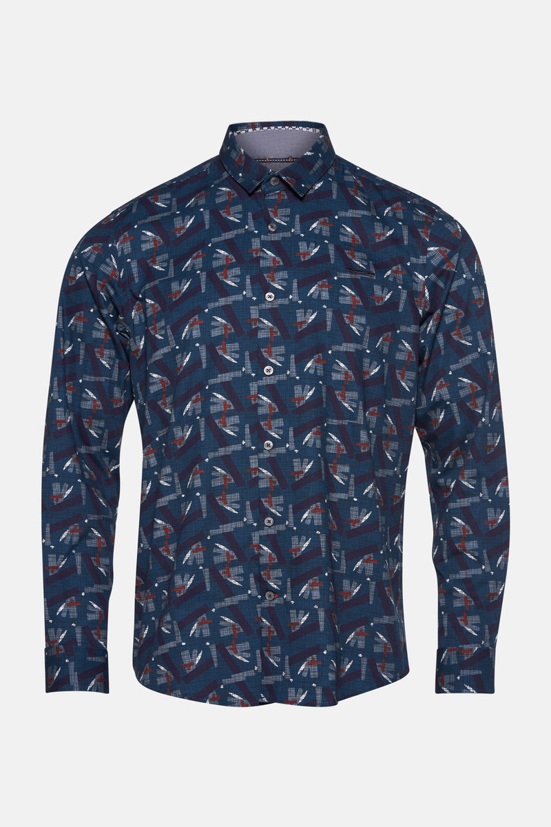 Hemd blauw - DELAHAYE