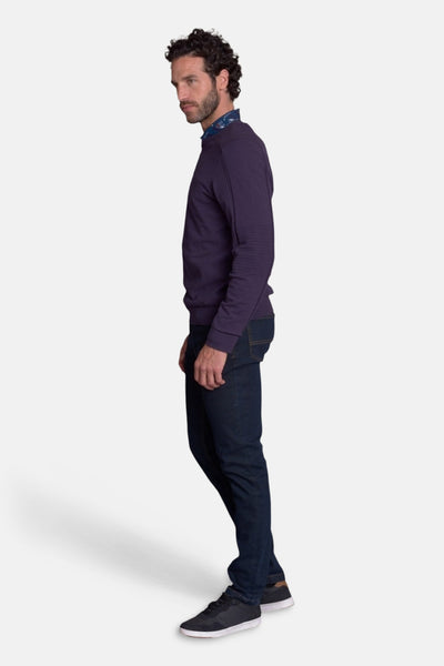 Pull O-hals - paars