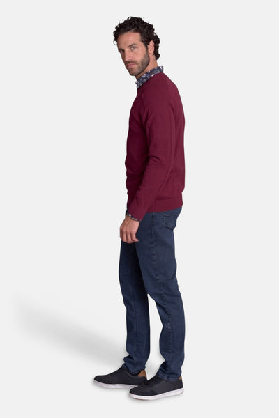 Pull col O - multicolore