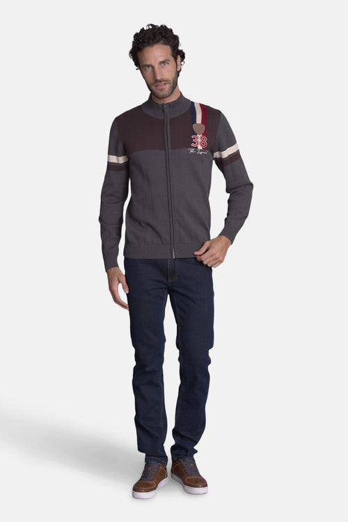 Gilet bruin - DELAHAYE