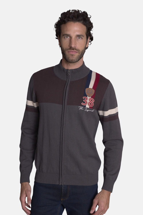 Gilet bruin - DELAHAYE