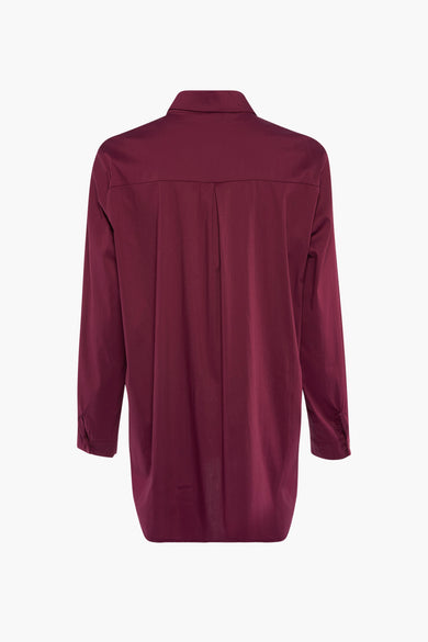 Hemd met lange mouwen - rood