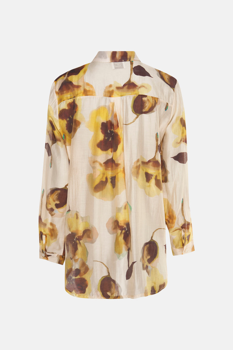 Hemd met lange mouwen - Beige