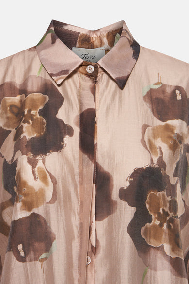 Hemd met lange mouwen - Bruin