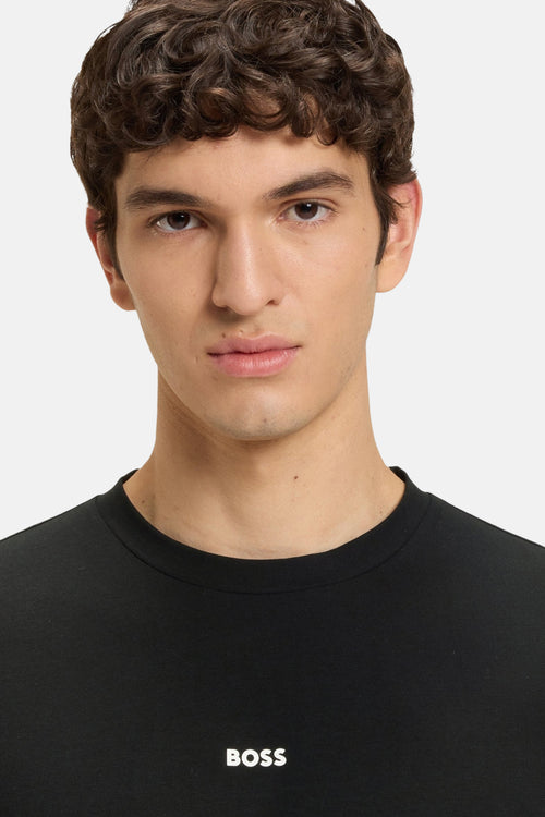 T-shirt (korte mouwen) Zwart - BOSS ORANGE