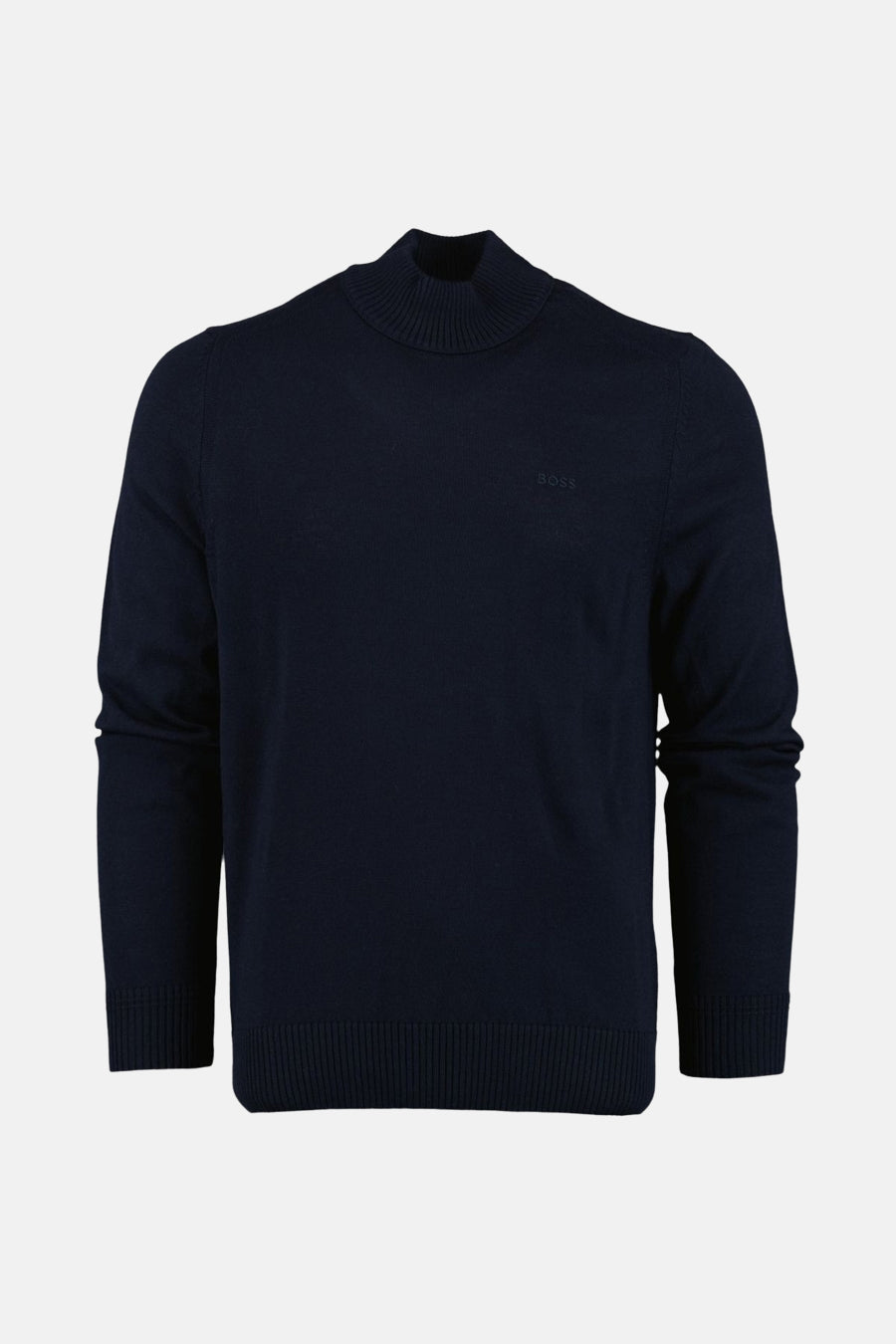 Pull met rolkraag - blauw