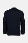 Pull met rolkraag - blauw