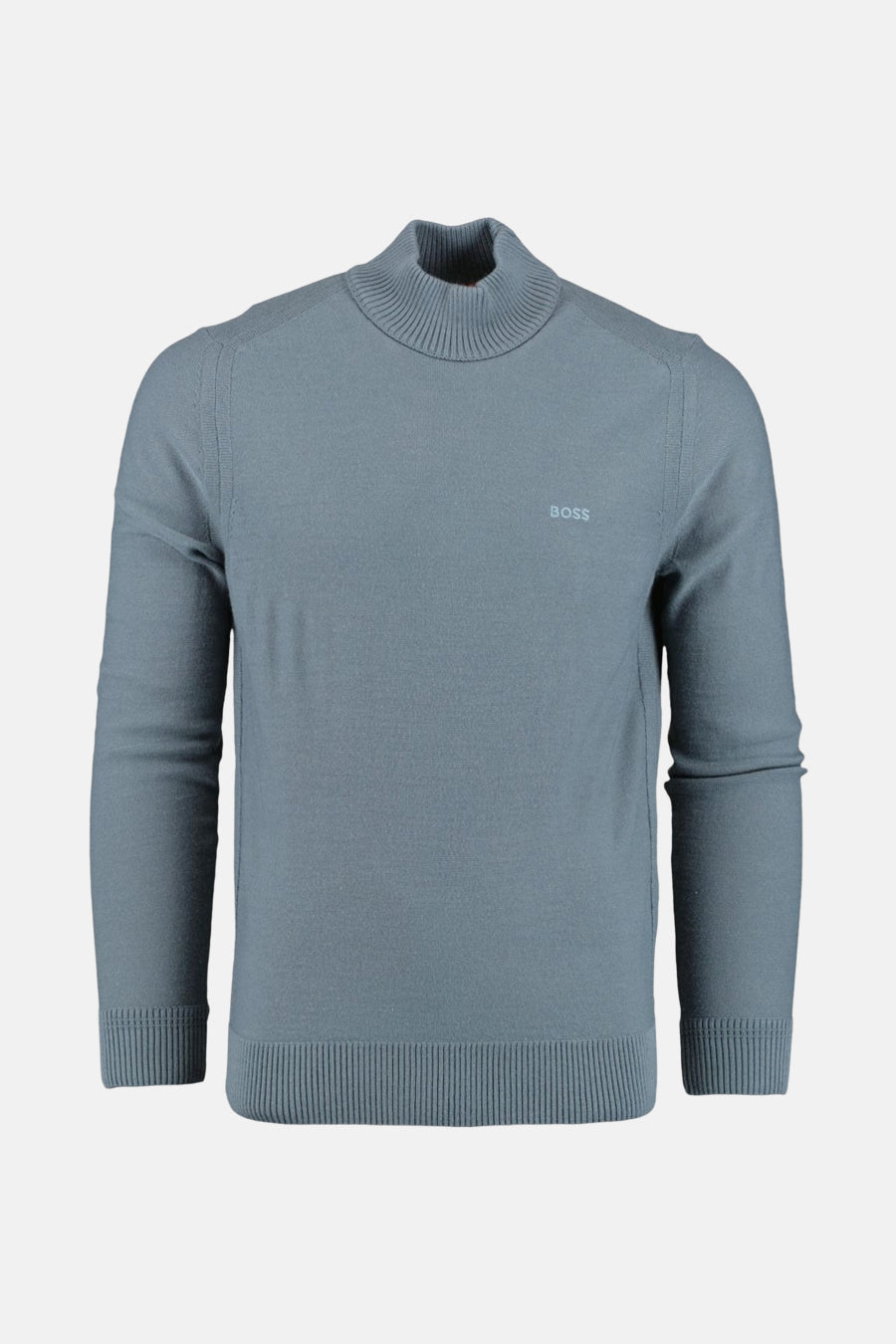 Pull à col roulé - bleu