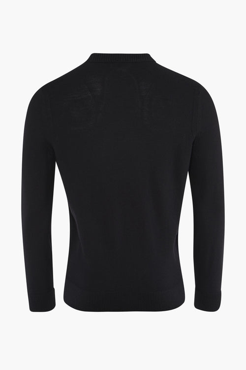 Pull col rond Noir - BOSS ORANGE