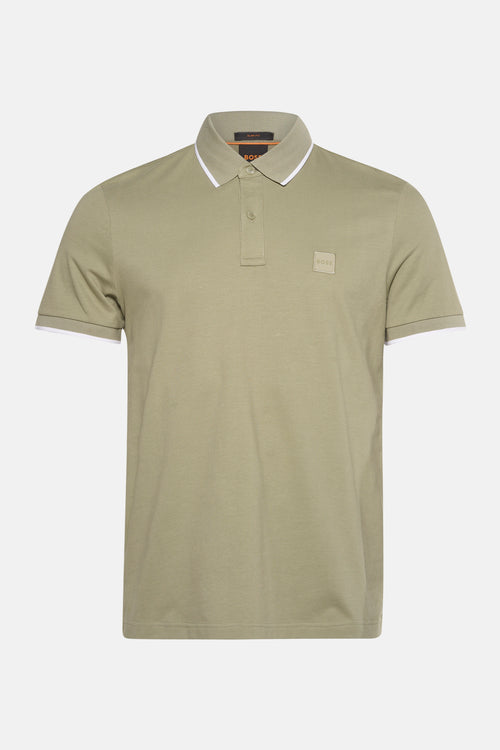 Heren tops polo korte mouw Vert - BOSS ORANGE