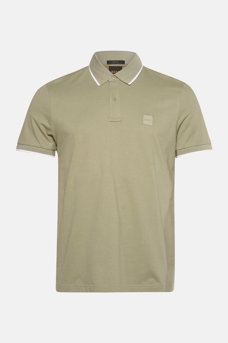 Heren tops polo korte mouw Vert - BOSS ORANGE