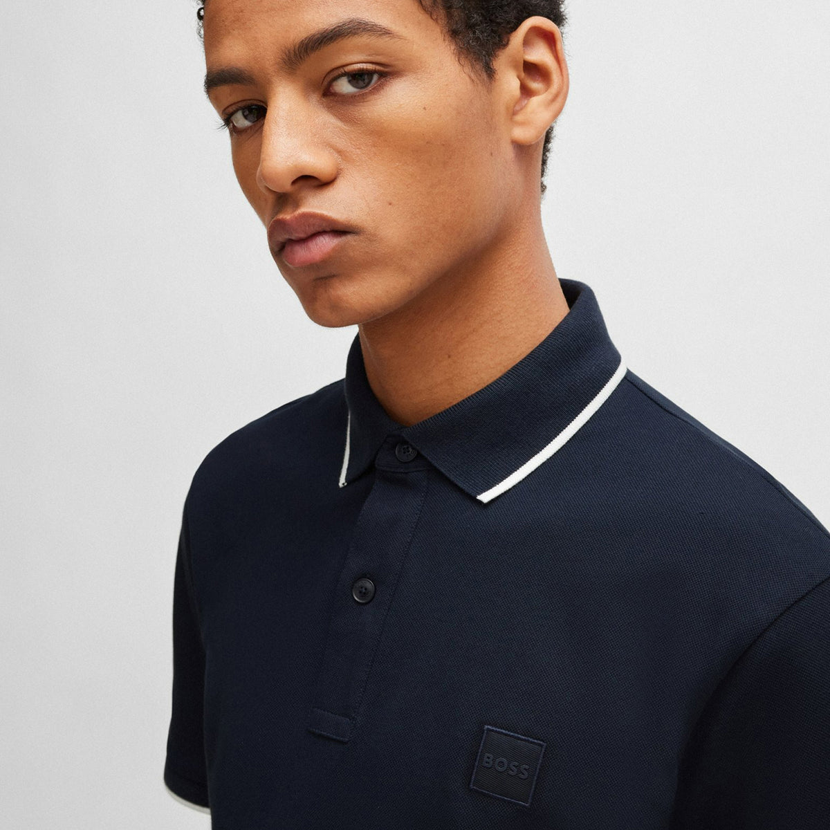 Polo - blauw - BOSS ORANGE - PointCarré