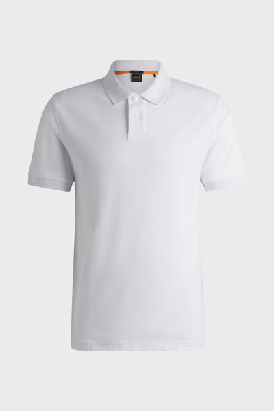 	Heren tops polo korte mouw Wit - BOSS ORANGE
