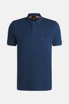 Heren tops polo korte mouw Bleu - BOSS ORANGE