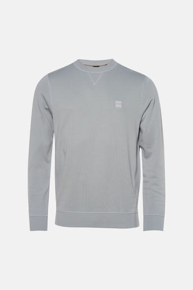 Sweat col O - gris