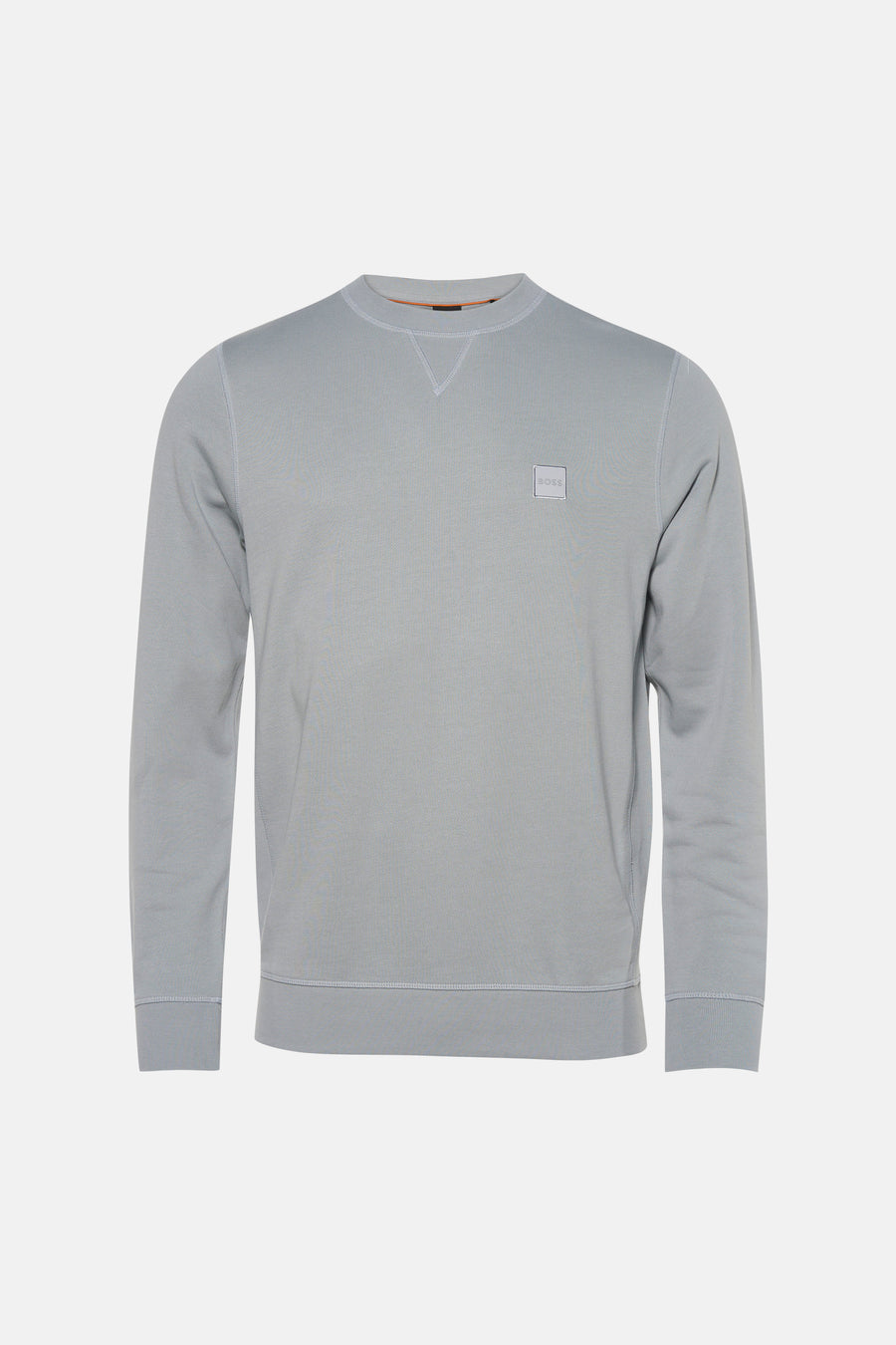 Sweat col O - gris