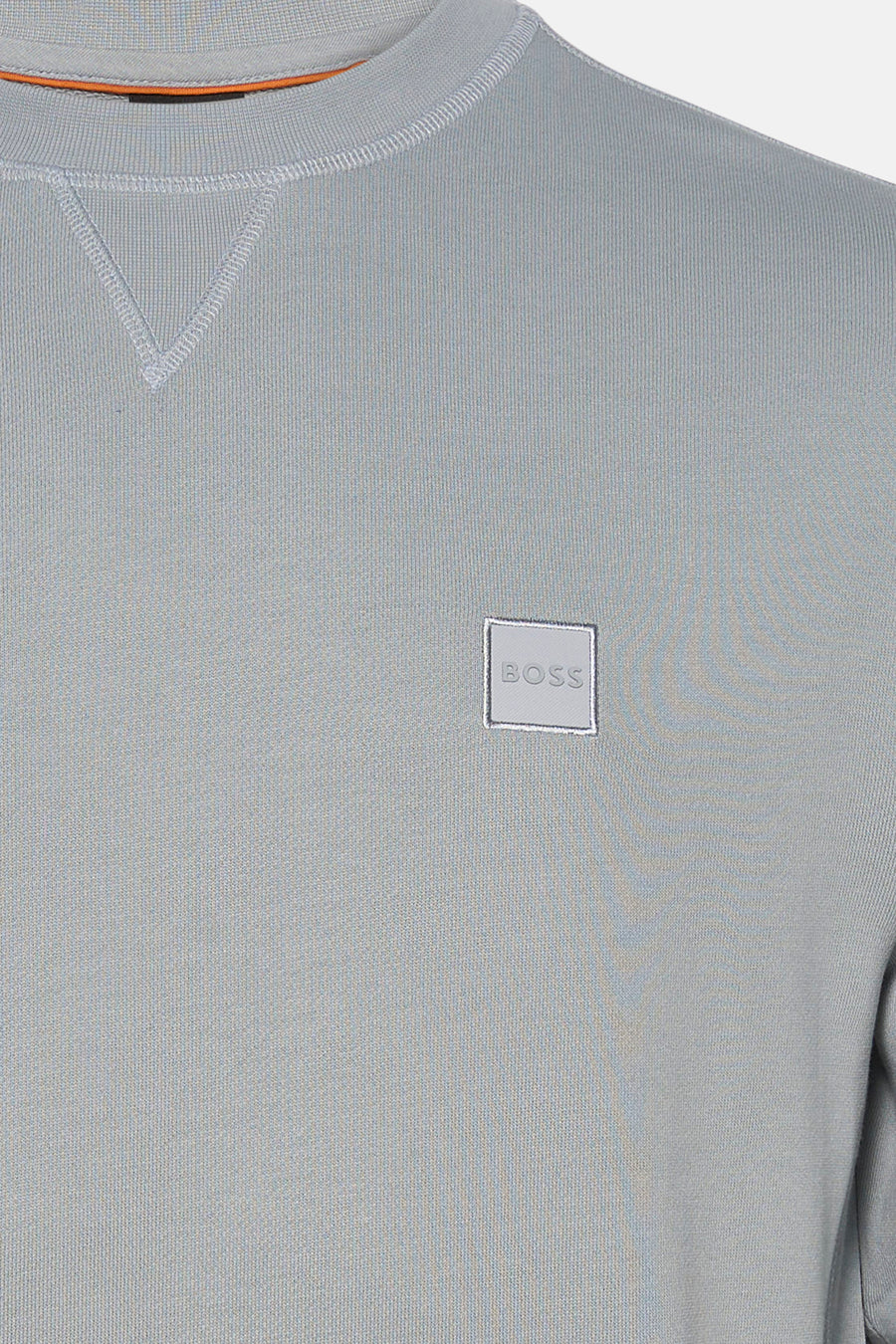 Sweat col O - gris