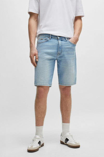 Short en jeans LIGHT BLUE DENIM - BOSS ORANGE