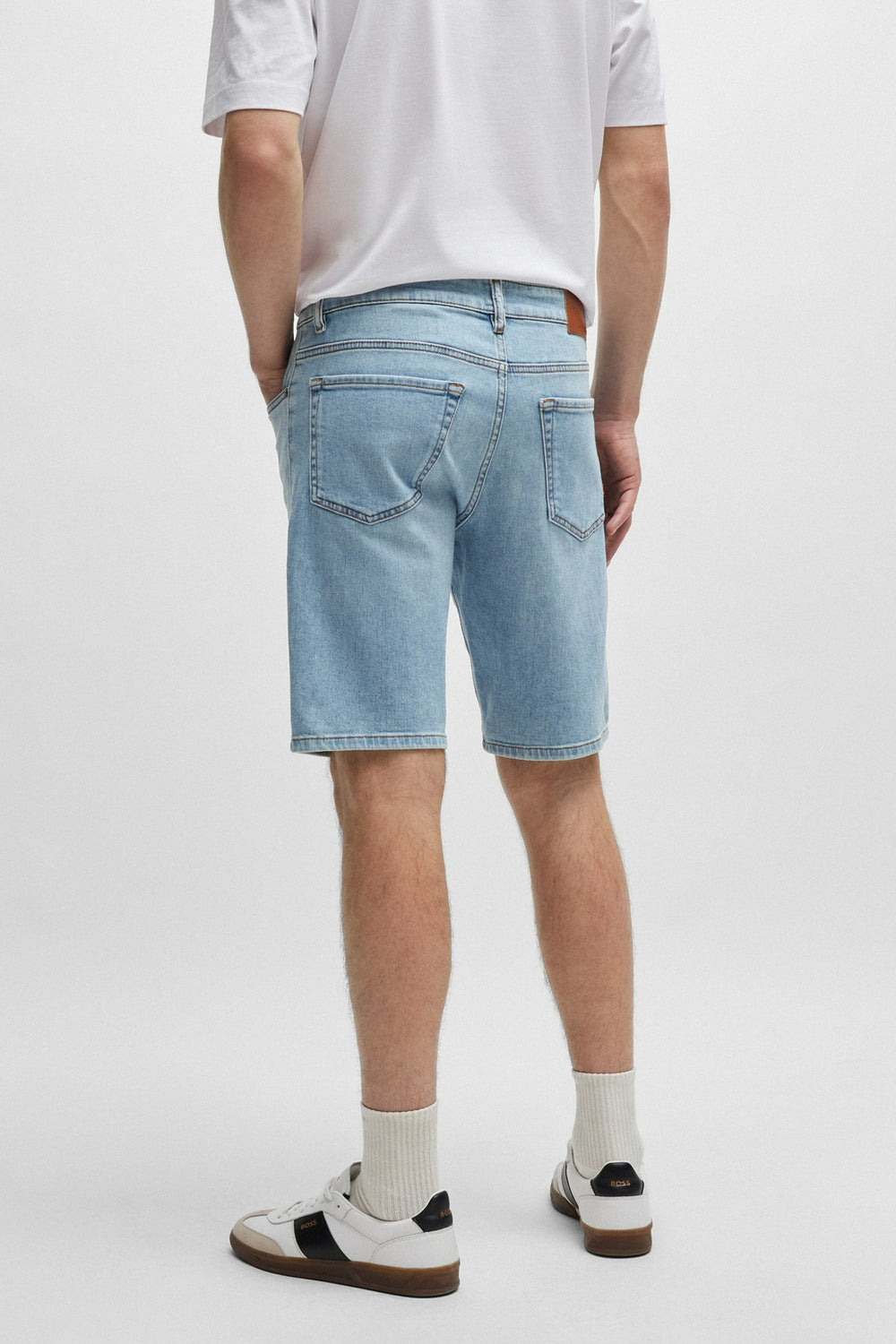 Short en jeans LIGHT BLUE DENIM - BOSS ORANGE