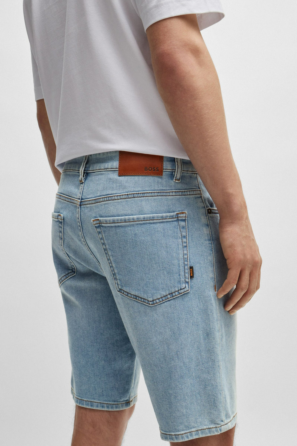Short en jeans LIGHT BLUE DENIM - BOSS ORANGE