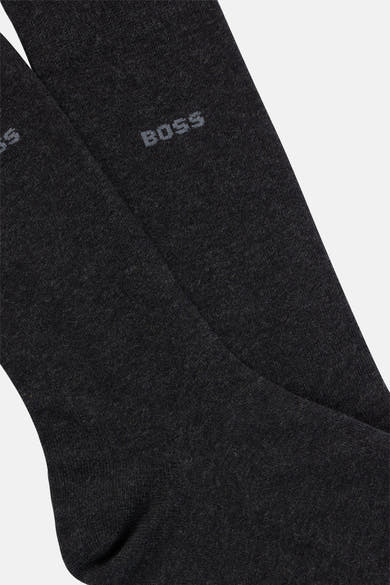 Chaussettes courtes grises par BOSS ORANGE, en tissu texturé