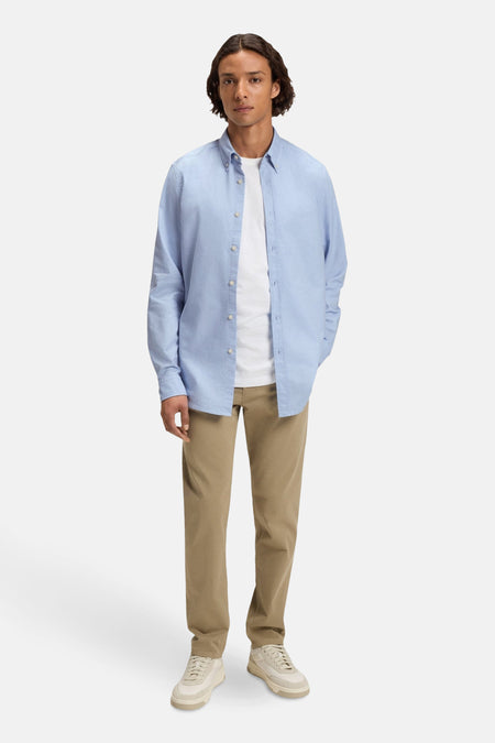 Hemd met lange mouwen - blauw