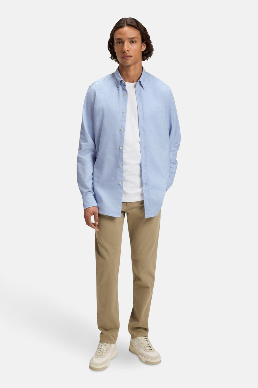 Hemd met lange mouwen - blauw