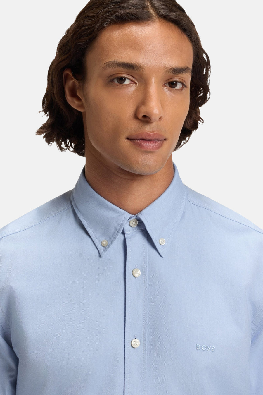 Hemd met lange mouwen - blauw