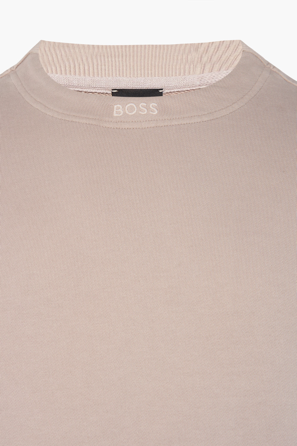 Sweater met ronde hals Beige - BOSS ORANGE