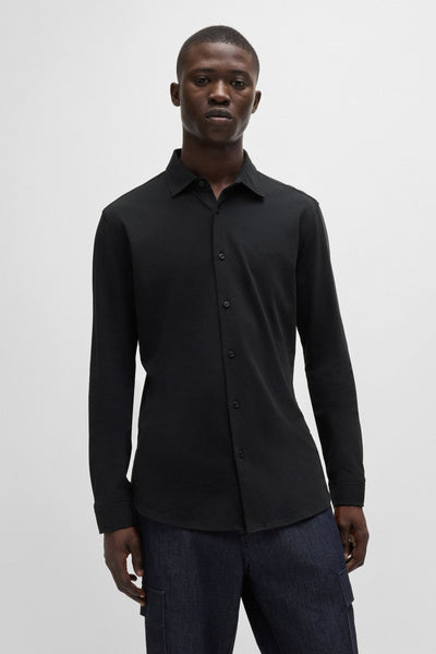 Hemd (lange mouwen) Zwart - BOSS ORANGE