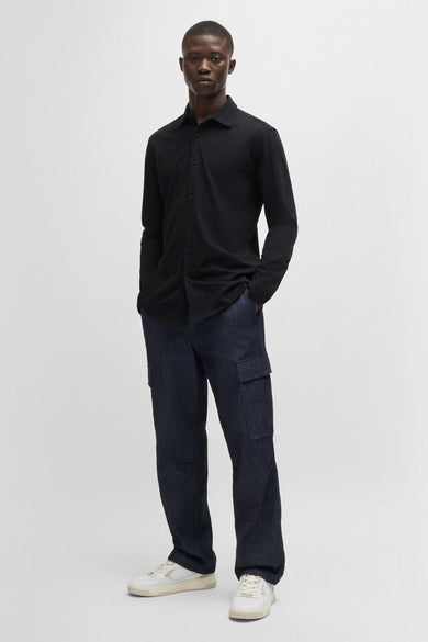 Chemise (manches longues) Noir - BOSS ORANGE