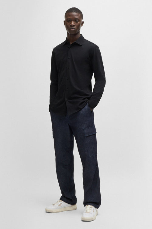 Chemise (manches longues) Noir - BOSS ORANGE