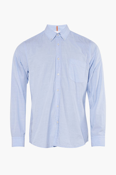 Chemise à manches longues - bleu