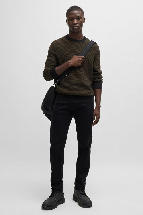 Pull col rond Vert - BOSS ORANGE