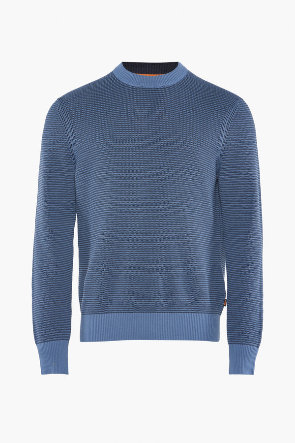 Trui met ronde hals Blauw - BOSS ORANGE
